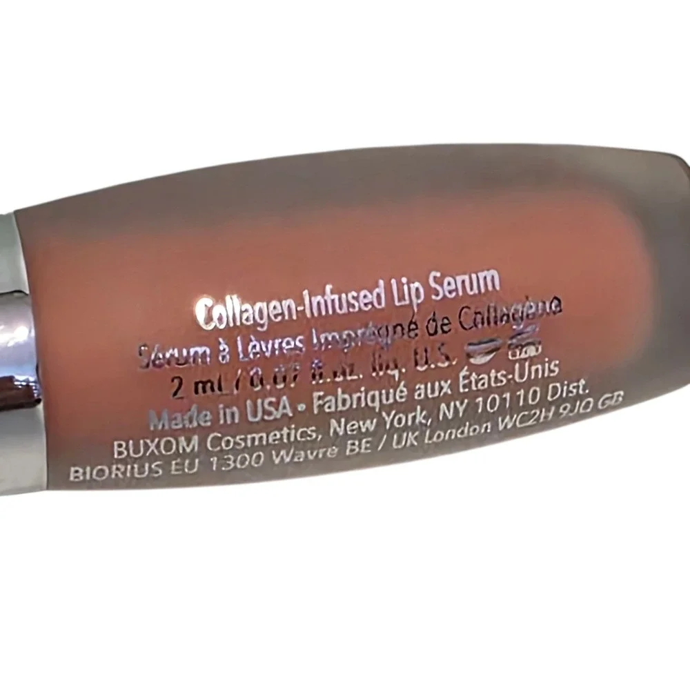 Buxom‎ Plump Shot Collagen Infused Lip Serum Soft Blush 0.07 fl oz Travel Size